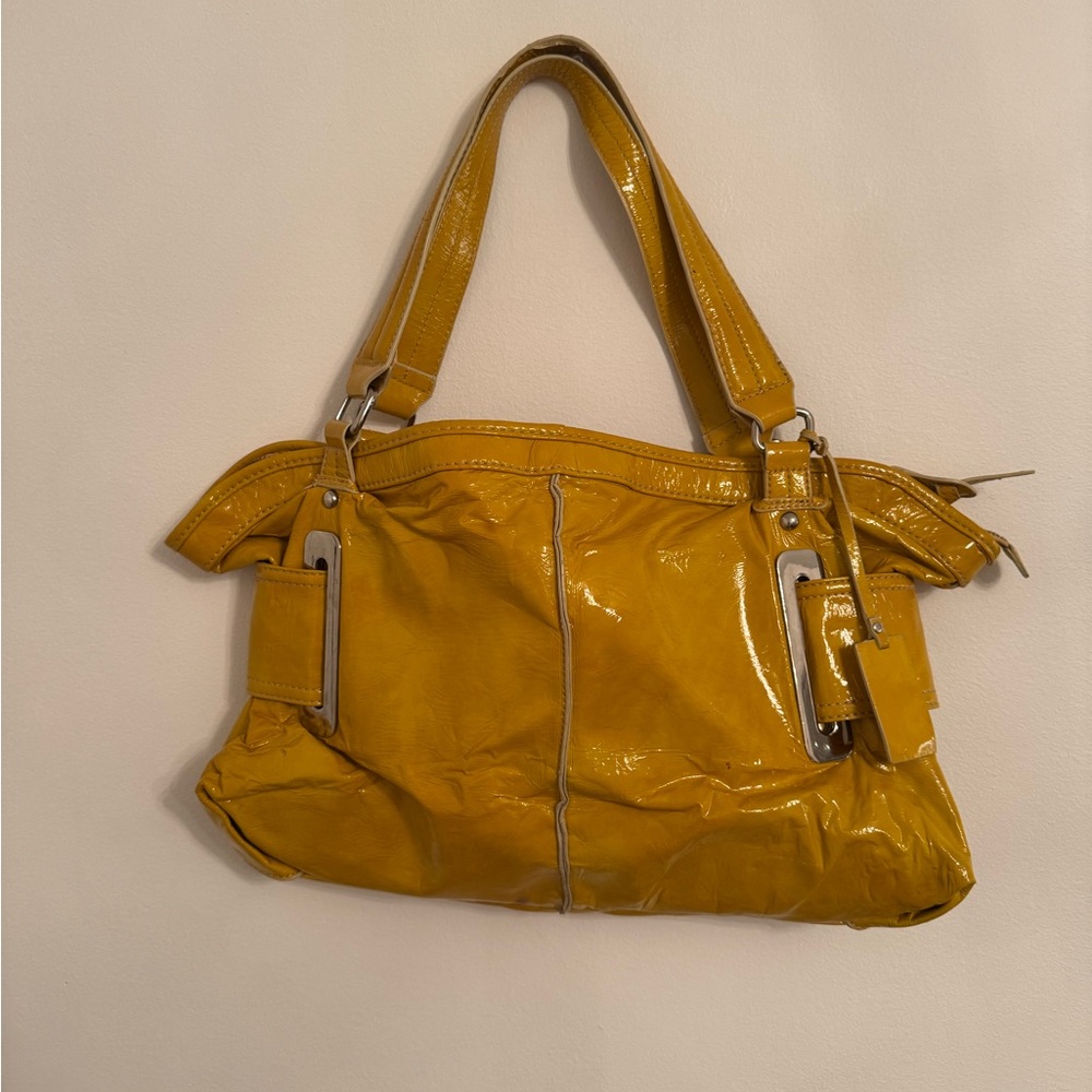 Yellow Leather purse